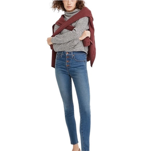 Madewell Medium Wash 10” High Rise Skinny‎ Button Fly Jeans Size 26
